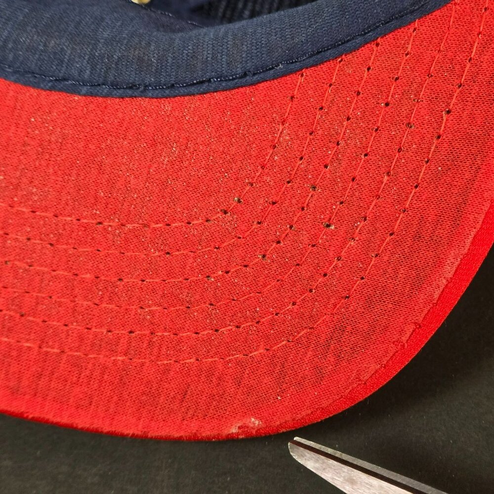 Vintage 1984 Los Angeles Olympics Mesh Trucker Hat Red White Blue Snapback - Picture 5 of 12